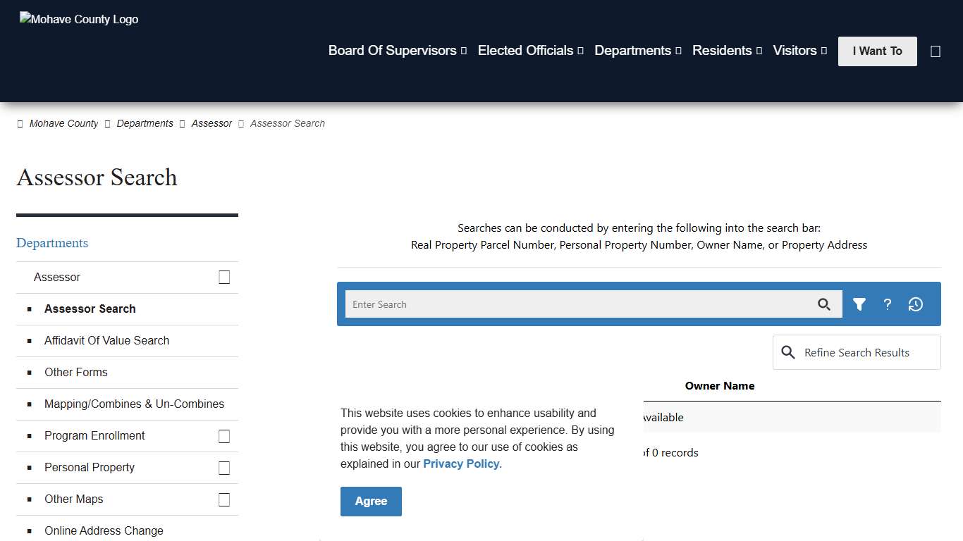 Assessor Search Mohave County